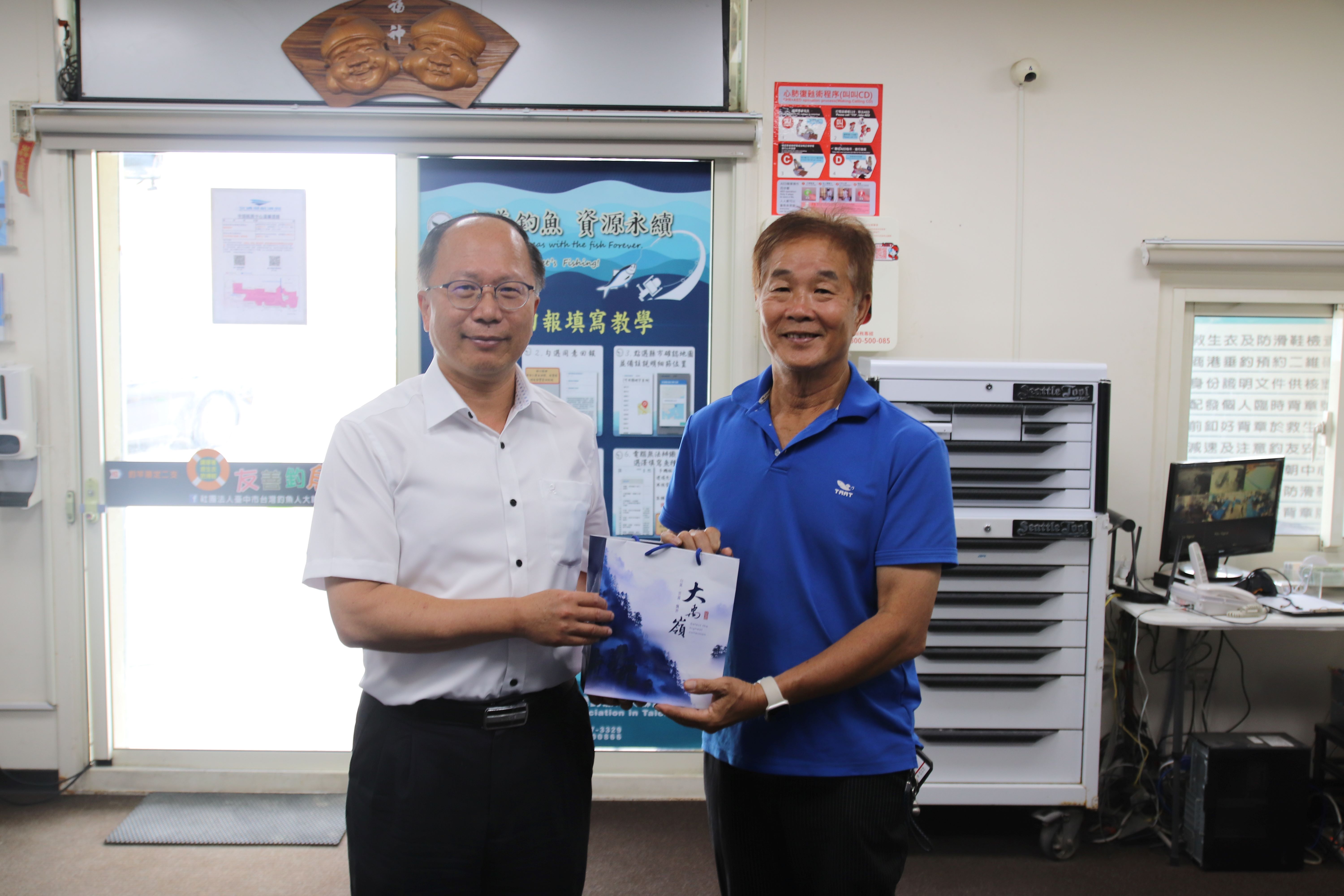本總隊參訪財團法人臺中市台灣釣魚人大聯盟協會