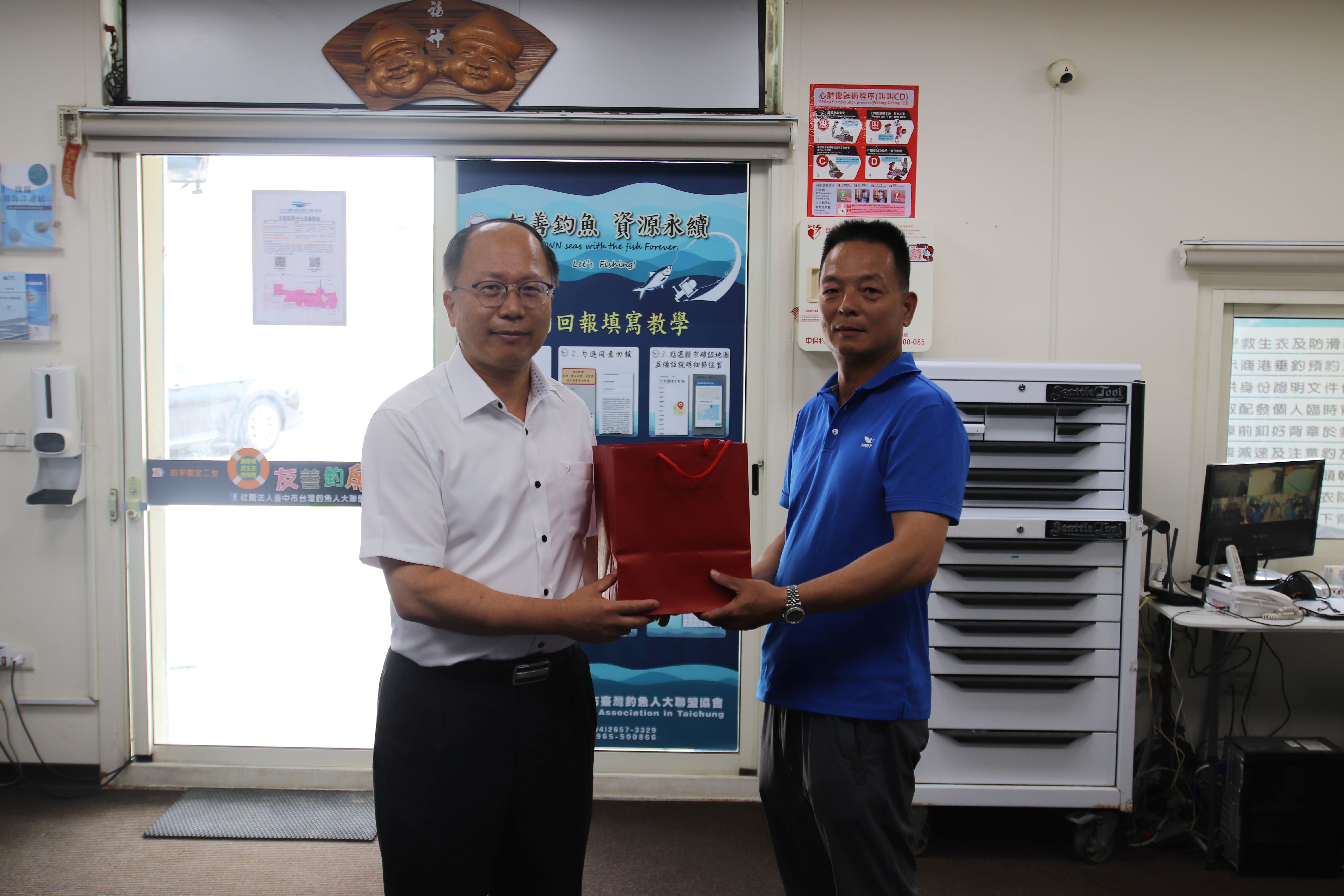 本總隊參訪財團法人臺中市台灣釣魚人大聯盟協會